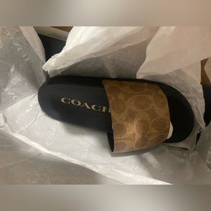 these coach slides size 5 and they fit me small!!
